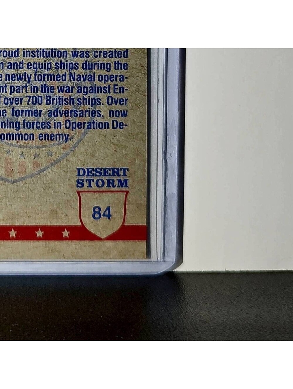 Heat Storm in the Gulf 1991 Topps Desert Storm #84 Card - Picture 10 of 10